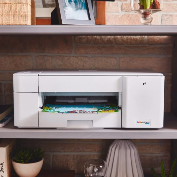 MFC-J1205W Wireless All-In-One Inkjet Printer with up to 1-Year of Ink In-Box - White/Gray