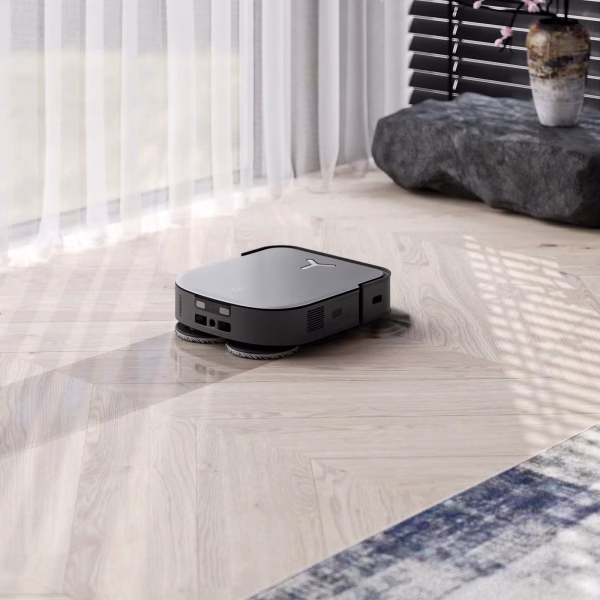 DEEBOT X2 OMNI Robot Vacuum and Spinning Mop with Automatic Mop Lifting and Cleaning Station, Self-Emptying, Smart Mapping, Wi-Fi Connected, LIDAR Navigation, Mop Combo, Pet Hair