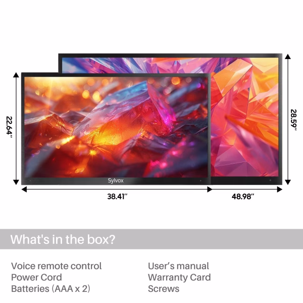 43" Outdoor TV, 4K UHD Google Television for Partial Sun outside with 1000Nit Brightness, IP55 Weatherproof, Dolby Atmos, Voice Remote (Deck Pro 2.0)