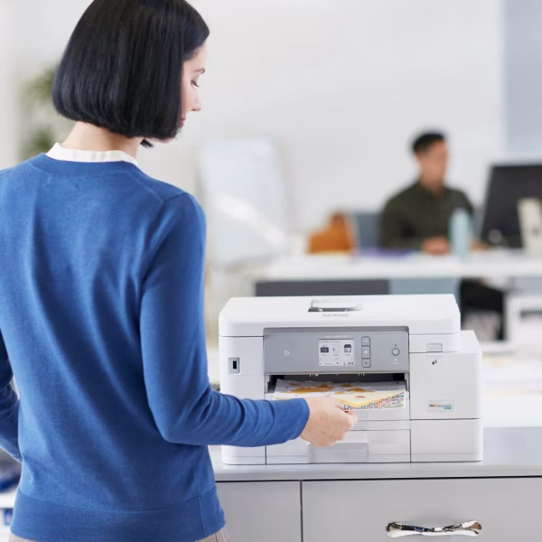 MFC-J4535DW Inkvestment Tank Color Inkjet All-In-One Printer, Wireless, Duplex Printing, up to 1-Year of Ink Included