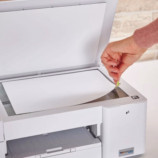 MFC-J1205W Wireless All-In-One Inkjet Printer with up to 1-Year of Ink In-Box - White/Gray