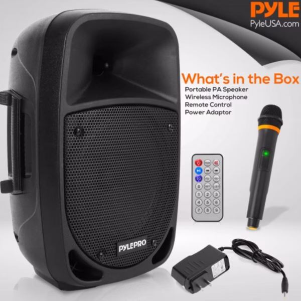 PSBT85A 800W Bluetooth Karaoke Speaker W/ Wireless Microphone & Remote