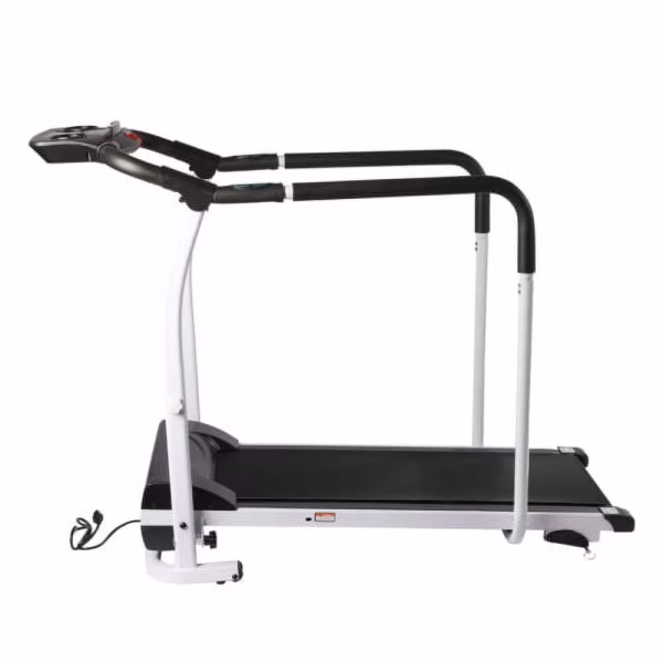 Electric Walking Exercise Treadmill, Black, 220 Lb