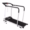 Electric Walking Exercise Treadmill, Black, 220 Lb