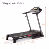 Cadence Compact 500 Folding Treadmill, Compatible with Ifit Personal Training