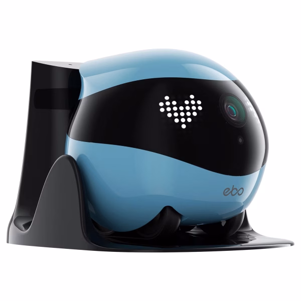 EBO Air 2 Whole-Home Mobile Robot, with 2K Ultra HD Camera and Remote Monitoring and Control (Jay Blue) EB1304322