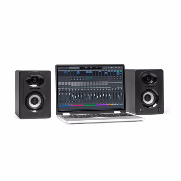 Mediaone M30BT 3-Inch Powered Bluetooth Studio 20W Monitors (Pair, Black)