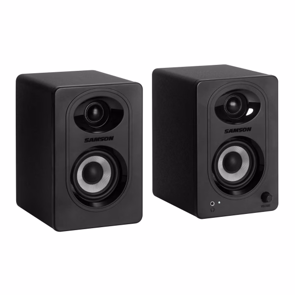 Mediaone M30BT 3-Inch Powered Bluetooth Studio 20W Monitors (Pair, Black)