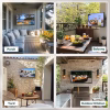 Outdoor TV, 32" 2K 1500Nits Smart Google TV, IP55 Waterproof TV for Full Sun (Pool SE NEW)