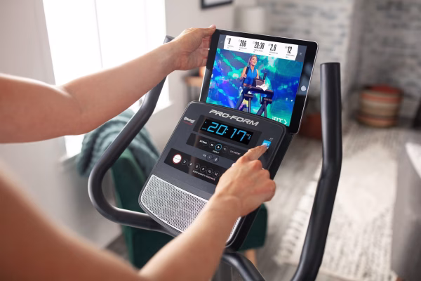 Cycle Trainer 300 Ci Upright Stationary Exercise Bike, Compatible with Ifit Personal Training