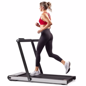 Space Saving Exercise Treadmill, Motorized, Low Profile and Slim Folding