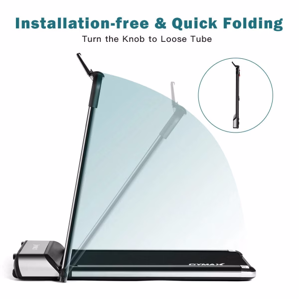 450W Ultra-Thin Electric Folding Treadmill Motorized Running Jogging Machine