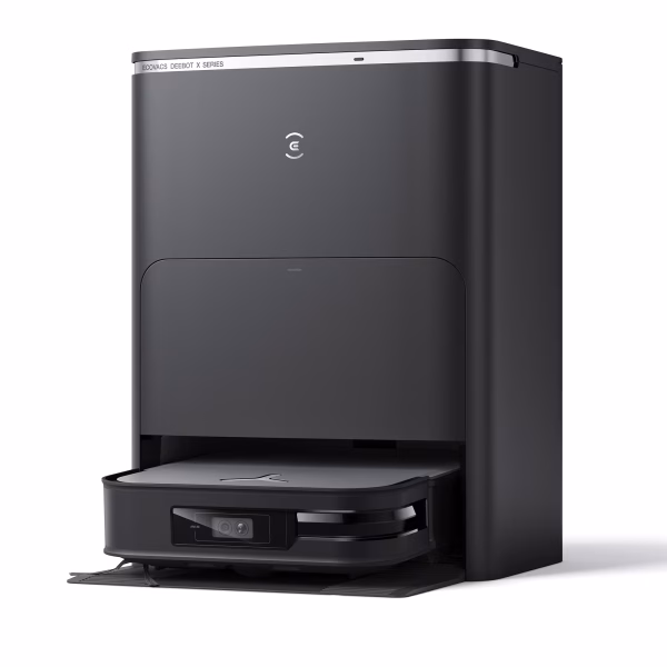 DEEBOT X2 OMNI Robot Vacuum and Spinning Mop with Automatic Mop Lifting and Cleaning Station, Self-Emptying, Smart Mapping, Wi-Fi Connected, LIDAR Navigation, Mop Combo, Pet Hair