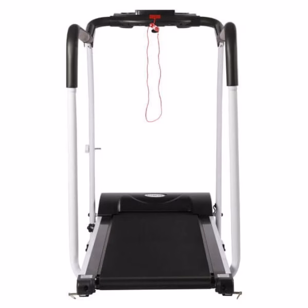 Electric Walking Exercise Treadmill, Black, 220 Lb