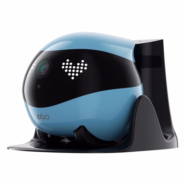 EBO Air 2 Whole-Home Mobile Robot, with 2K Ultra HD Camera and Remote Monitoring and Control (Jay Blue) EB1304322