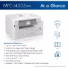 MFC-J4535DW Inkvestment Tank Color Inkjet All-In-One Printer, Wireless, Duplex Printing, up to 1-Year of Ink Included
