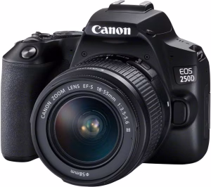 Canon EOS 250D/SL3 18-55 III Black (International Version)