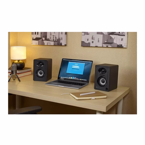 Mediaone M30BT 3-Inch Powered Bluetooth Studio 20W Monitors (Pair, Black)