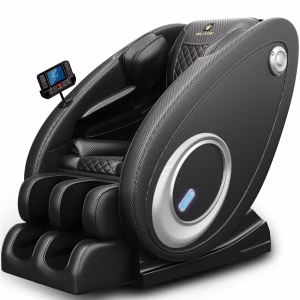 Massage Chair Zero Gravity Full Body with Heating and Bluetooth - Black