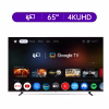 65-Inch 4K UHD HDR10+ Smart TV with Google TV - Voice Control,Dolby Vision, Dolby Atmos, Ultra-Flat LED Television Built-In Wifi Bluetooth, Flat Screen LED Television, Canvas Series CG65-C3