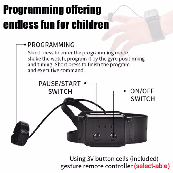 RC Robot 2.4G Radio Remote Control with Sound Watch Gesture Induction Sensor Intelligent Robot Car Model Kid Electronic Toy Gift