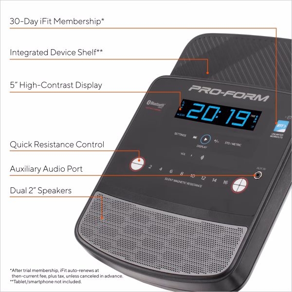 Cycle Trainer 300 Ci Upright Stationary Exercise Bike, Compatible with Ifit Personal Training