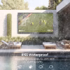 43" Outdoor TV, 4K UHD Google Television for Partial Sun outside with 1000Nit Brightness, IP55 Weatherproof, Dolby Atmos, Voice Remote (Deck Pro 2.0)