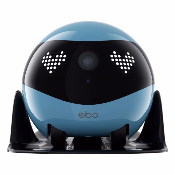EBO Air 2 Whole-Home Mobile Robot, with 2K Ultra HD Camera and Remote Monitoring and Control (Jay Blue) EB1304322