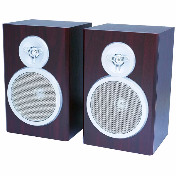 BT-28SPS Bluetooth Classic Style Record Player Turntable with AM/FM Radio, Cassette Player, CD Player, 2 Separate Stereo Speakers, Record Vinyl, Radio, Cassette to MP3 SD Slot, USB, AUX Silver