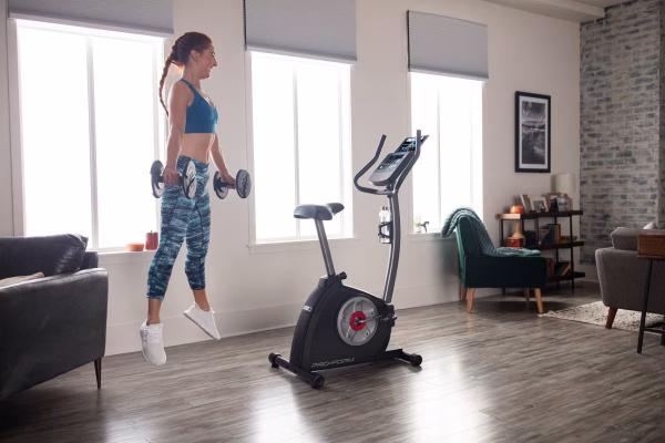 Cycle Trainer 300 Ci Upright Stationary Exercise Bike, Compatible with Ifit Personal Training