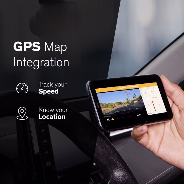 Roadcam AI PLUS, Ai-Powered 4K Dash Cam with 1080P Rear Cam, Full-Coverage Driver Assistance