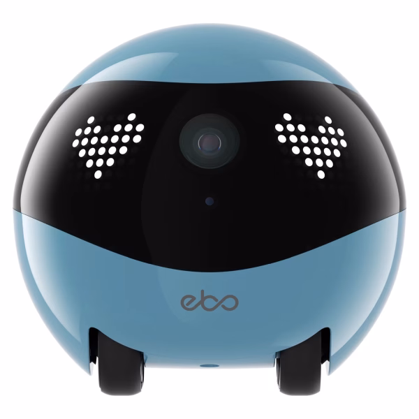 EBO Air 2 Whole-Home Mobile Robot, with 2K Ultra HD Camera and Remote Monitoring and Control (Jay Blue) EB1304322