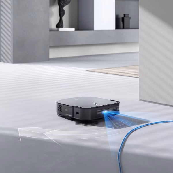 DEEBOT X2 OMNI Robot Vacuum and Spinning Mop with Automatic Mop Lifting and Cleaning Station, Self-Emptying, Smart Mapping, Wi-Fi Connected, LIDAR Navigation, Mop Combo, Pet Hair