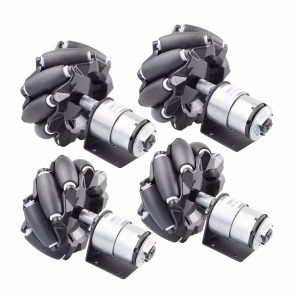 20KG Payload Mecanum Wheel Robot Car Chassis Kit with DC 12V Encoder Motor for Arduino ROS STM32 Raspberry Pi DIY