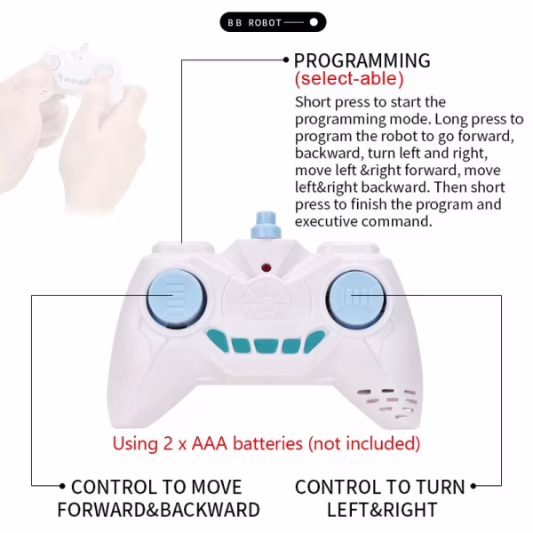 RC Robot 2.4G Radio Remote Control with Sound Watch Gesture Induction Sensor Intelligent Robot Car Model Kid Electronic Toy Gift