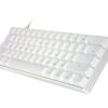 HK GAMING GK61 Mechanical Gaming Keyboard | 61 Keys RGB Backlit for Pc/Mac ( White, Gateron Optical Blue)