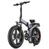 [UK DIRECT]  X20 48V 14.4AH+7.8AH 750W Electric Folding Bicycle 20 Inch 76-114KM Mileage Range Max Load 150KG