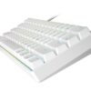 HK GAMING GK61 Mechanical Gaming Keyboard | 61 Keys RGB Backlit for Pc/Mac ( White, Gateron Optical Blue)