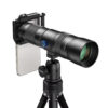 APEXEL T60 20-60X Telephoto HD Telescope Cell Phone Monocular Telescope Phone Lens Monoculars Zoom Kit with Triangle Bracket