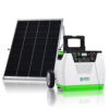 1800-Watt/2880W Peak Push Button Start Solar Powered Portable Generator with One 100W Solar Panel