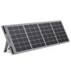 [US Direct]  Foldable Solar Panel 200W, Lightweight Solar Panel with 5 Outputs, with Multi-Contact 4 Output/Dc Adapter for Power Station, Solar Generator, Camping, Motorhome, Boat, Power Outage, Outdoor, Garden