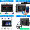 Android 10 Car Stereo 7 Inch Carplay Car Radio for Ford F150/F250/350/Ford Fusion, Multimedia Touchscreen Radio 2G RAM+32G ROM, GPS Navigation DSP Bluetooth Wifi, Backup Camera