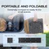 60W Portable Solar Panel for Power Station, Foldable Solar Charger with Adjustable Kickstand, Waterproof IP67 for Outdoor Camping,Rv,Off Grid System