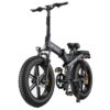 [UK DIRECT]  X20 48V 14.4AH+7.8AH 750W Electric Folding Bicycle 20 Inch 76-114KM Mileage Range Max Load 150KG