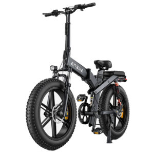 [UK DIRECT]  X20 48V 14.4AH+7.8AH 750W Electric Folding Bicycle 20 Inch 76-114KM Mileage Range Max Load 150KG