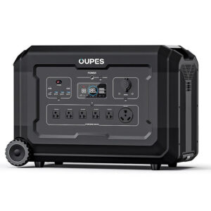 [US Direct] OUPES Mega 3 3600W Portable Power Station 3072Wh Solar Generator AC Outlets (7000W Surge), Lifepo4 Battery Backup 2100W Solar Input, Emergency UPS Power Station for Home Use, Power Outage