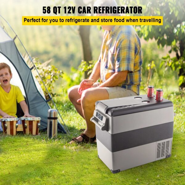 Portable Car Refrigerator, 27''X 13.6''X21'', 55L