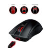 Wireless Optical Gaming Mouse for PC - ROG Gladius II | Right-Hand Grip | 12000 DPI Optical Sensor, 400 IPS, Omron Switches | 6 Programmable Buttons | Aura Sync RGB Lighting, ROG Armoury II
