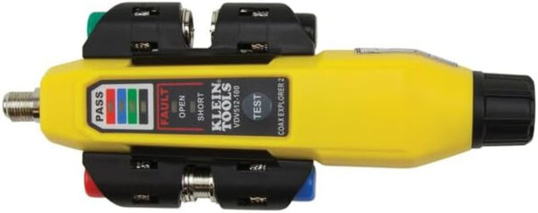 VDV512-101 Explorer 2 Coax Tester Kit, Includes Cable Tester / Wire Tracer / Coax Mapper with Remotes to Test up to 4 Locations