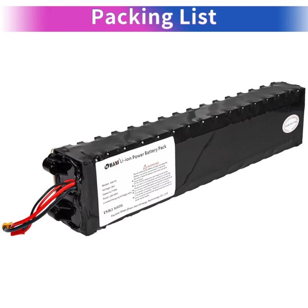 [EU/USA Direct]  HA113-4 36V 7.8Ah 280.8Wh Folding Electric Bike Scooter Battery - Powered by High-Quality 18650 Lithium-Ion Cells | 15A BMS | Waterproof | XT30 Connector | Fits 36V 250W-500W Motor